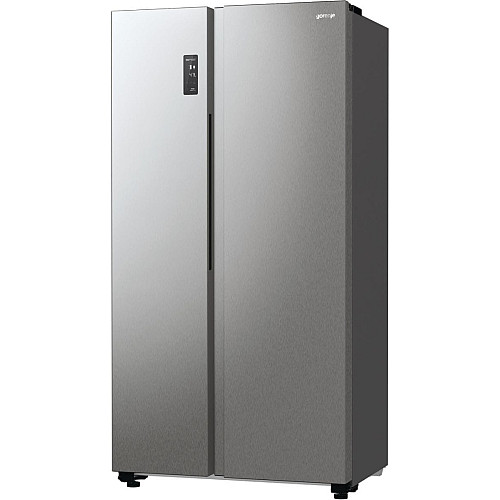 Холодильник SBS Gorenje, 179х67х92см, 2 двери, 356(191)л, А++, NF+, Инв. , зона св-ти, Совн. Диспл, матовый серый