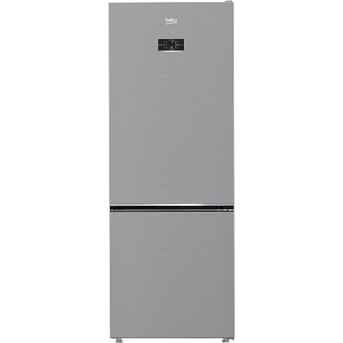 Холодильник Beko с нижн. мороз., 192x70x74.5, холод.отд.-340л, мороз.отд.-150л, 2дв., D, NF, дисплей, HarvestFresh, нерж