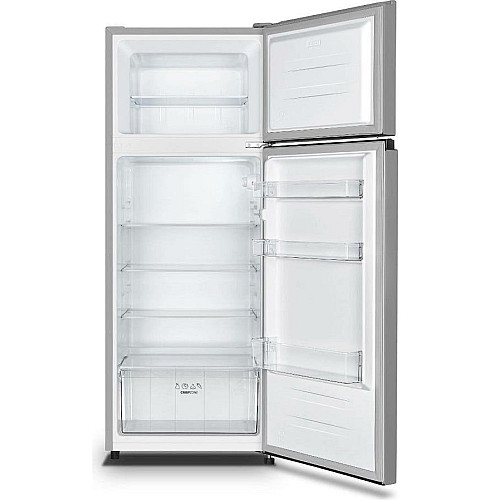 Холодильник Gorenje с верxн. мороз., 144x55x55, холод.отд.-164л, мороз.отд.-41л, 2дв., A++, ST, серый