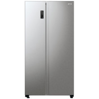 Холодильник SBS Gorenje, 179х67х92см, 2 двери, 356(191)л, А++, NF+, Инв. , зона св-ти, Совн. Диспл, матовый серый