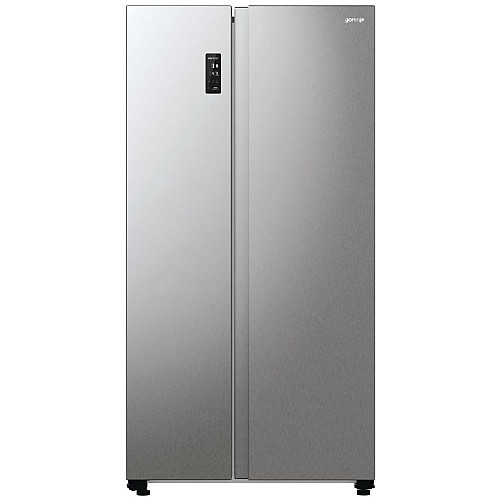 Холодильник SBS Gorenje, 179х67х92см, 2 двери, 356(191)л, А++, NF+, Инв. , зона св-ти, Совн. Диспл, матовый серый