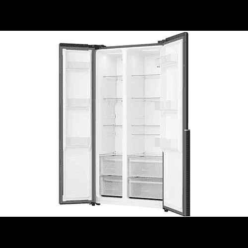 Холодильник SBS Gorenje, 179х62х92см, 2 двери, 345(186)л, А+, NF+, Инв., Зона св-ти, Снаруж. Диспл, черный