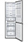 Холодильник с нижн. мороз. камерой Gorenje, 185х60х60см, 2 двери, 210(110)л, А++, NoFrost Plus, Зона св-ти, Снаруж. Диспл серый