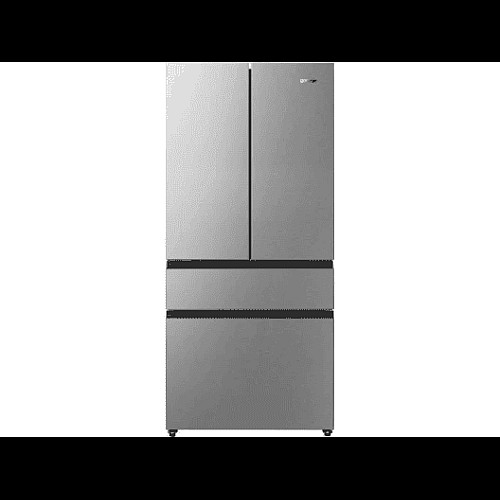 Холодильник SBS Gorenje, франц.дверца, 182x80x71см, 2 дв., Х-302л, М-178л, A+, NF+, Инвертор, Дисплей, Серый