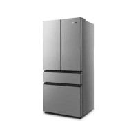 Холодильник SBS Gorenje, франц.дверца, 182x80x71см, 2 дв., Х-302л, М-178л, A+, NF+, Инвертор, Дисплей, Серый