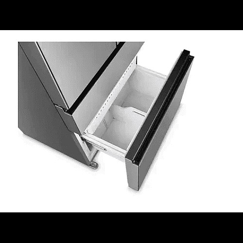 Холодильник SBS Gorenje, франц.дверца, 182x80x71см, 2 дв., Х-302л, М-178л, A+, NF+, Инвертор, Дисплей, Серый