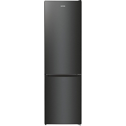 Холодильник с нижн. мороз. камерой Gorenje, 200х60х60см, 2 двери, 235(96)л, А++, NoFrost+, LED дисплей, Зона св-ти, черный