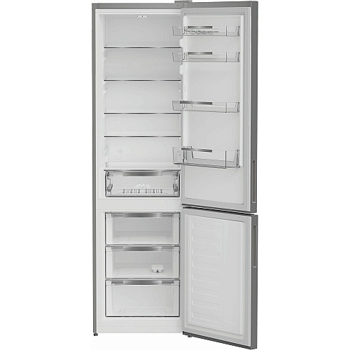 Холодильник Indesit с нижн. мороз., 202.5x60х67, холод.отд.-266л, мороз.отд.-120л, 2дв., А++, ST, серебристый