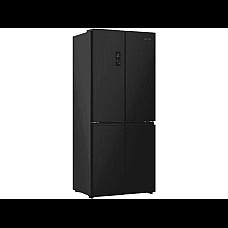 Холодильник SBS Gorenje, 190х65х80см, 4 двері, 286(149)л, А+, NoFrost+, Інвертор , Зона св-ті, Диспл, Чорний