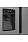 Холодильник SBS Gorenje, 179х70х92см, 2 двери, 376(190)л, А++, NF+, Инв., Зона св-ти, диспенсер, генератор льда, Снаруж. Диспл, нерж