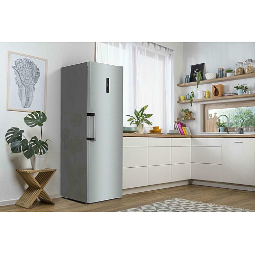 Холодильная камера Gorenje, 185x60х66, 398л, А++, дисплей, зона св-ти, матовый нерж
