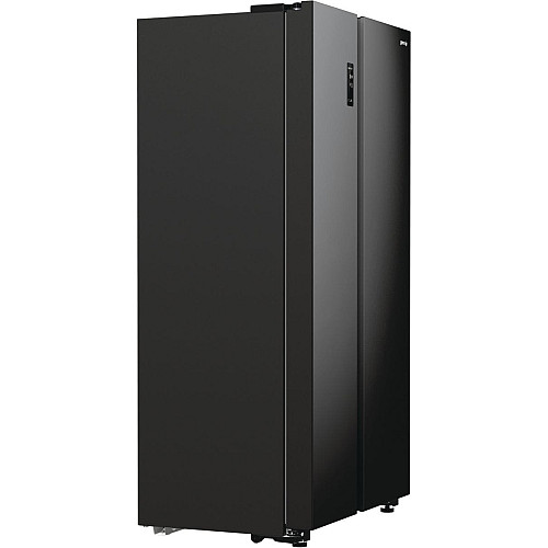 Холодильник SBS Gorenje, 179х67х92см, 2 двери, 356(191)л, А++, NF+, Инв., Зона св-ти, Снаруж. Диспл, черный