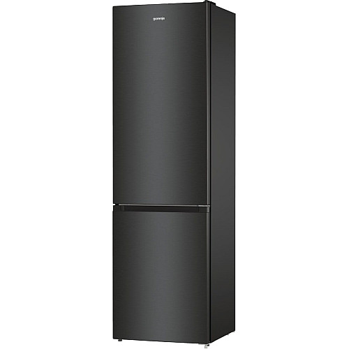 Холодильник с нижн. мороз. камерой Gorenje, 200х60х60см, 2 двери, 235(96)л, А++, NoFrost+, LED дисплей, Зона св-ти, черный