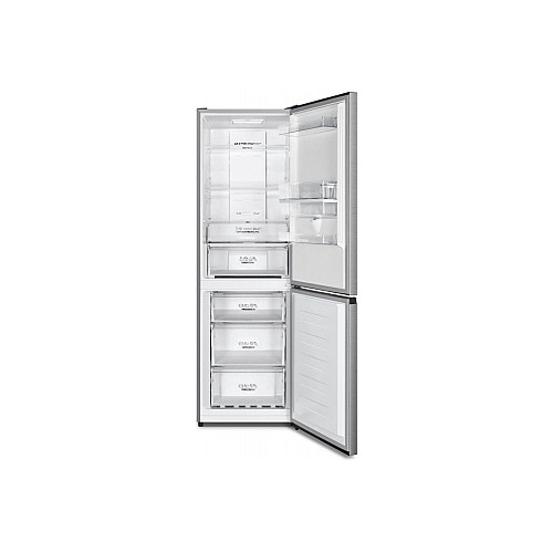 Холодильник Gorenje з нижн. мороз. камерою, 186х59х60см, 2 дв., Х- 207л, М- 97л, A+, NoFrost Plus, Fresh zone, дозатор для води, нерж