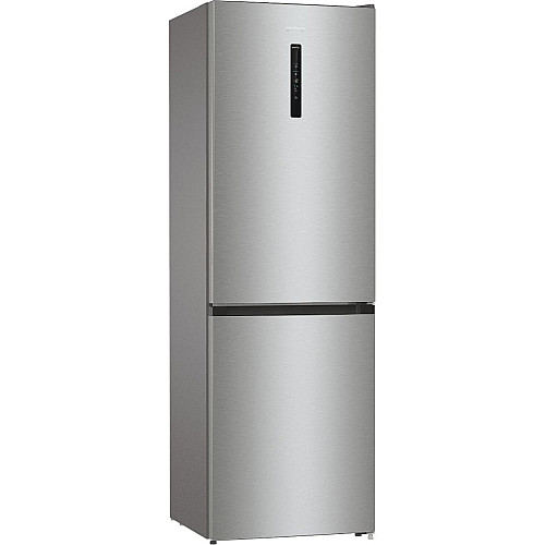 Холодильник с нижн. мороз. камерой Gorenje, 185х60х60см, 2 двери, 203(99)л, А++, Total NF, Зона св-ти, Снаруж. Диспл, нерж
