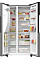 Холодильник SBS Gorenje, 179х70х92см, 2 двері, 376(190)л, А++, NF+, Інв., Зона св-ті, диспенсер, генератор льоду, Зовн. Диспл, нерж