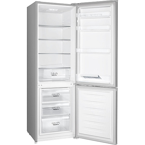 Холодильник Gorenje з нижн. мороз. камерою, 180х55х56см, 2 дв., Х- 198л, М- 66л, A+++, ST, Інвертор, Сірий
