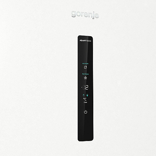 Холодильник з нижн. мороз. камерою Gorenje NRK6202AW4, 200х60х60см, 2 двері, 235( 96)л, А++, Total NF , Зона св-ті, Зовн. Диспл,