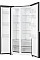 Холодильник SBS Gorenje, 179х62х92см, 2 двері, 344(197)л, А+, NF+, Інв., Зона св-ті, диспенсер, генератор льоду, Зовн. Диспл, чорний