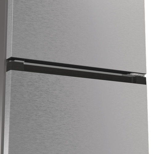 Холодильник з нижн. мороз. камерою Gorenje, 203х66х60см, 2 двері, 283(130)л, А+, Total NF, Зона св-ті, Інвертор, Зовн. Дисп, Wi-Fi, нерж