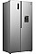 Холодильник SBS Gorenje, 179х62х91см, 2 двері, 344(197)л, А+, NF+, Інв., Зона св-ті, диспенсер, Зовн. Диспл, нерж