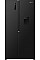 Холодильник SBS Gorenje, 179х62х92см, 2 двері, 344(197)л, А+, NF+, Інв., Зона св-ті, диспенсер, генератор льоду, Зовн. Диспл, чорний