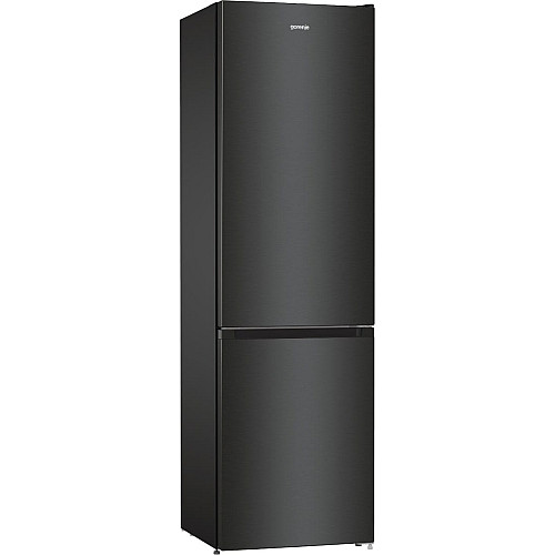 Холодильник с нижн. мороз. камерой Gorenje, 200х60х60см, 2 двери, 235(96)л, А++, NoFrost+, LED дисплей, Зона св-ти, черный