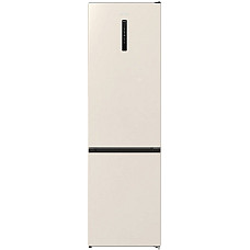 Холодильник з нижн. мороз. камерою Gorenje NRK6202AC4, 200х60х60см, 2 двері, 235( 96)л, А+, NoFrost+ , AdaptTech, Зона св-ті, LED Диспл зовнішній, ,бежевий
