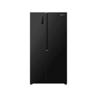 Холодильник SBS Gorenje, 179х62х92см, 2 двери, 345(186)л, А+, NF+, Инв., Зона св-ти, Снаруж. Диспл, черный