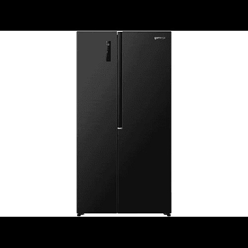 Холодильник SBS Gorenje, 179х62х92см, 2 двери, 345(186)л, А+, NF+, Инв., Зона св-ти, Снаруж. Диспл, черный