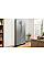 Холодильник SBS Gorenje, 179х62х91см, 2 двері, 347(197)л, А+, NF+, Інв., Зона св-ті, Зовн. Диспл, нерж