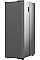 Холодильник SBS Gorenje, 179х67х92см, 2 двери, 356(191)л, А++, NF+, Инв. , зона св-ти, Совн. Диспл, матовый серый