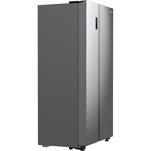 Холодильник SBS Gorenje, 179х67х92см, 2 двери, 356(191)л, А++, NF+, Инв. , зона св-ти, Совн. Диспл, матовый серый