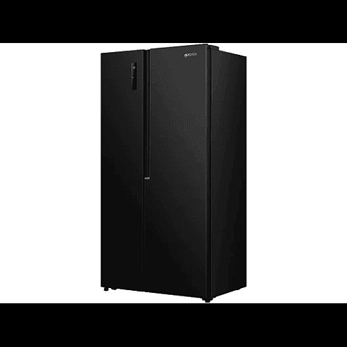 Холодильник SBS Gorenje, 179х62х92см, 2 двери, 345(186)л, А+, NF+, Инв., Зона св-ти, Снаруж. Диспл, черный