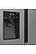 Холодильник SBS Gorenje, 179х70х92см, 2 двері, 376(190)л, А++, NF+, Інв., Зона св-ті, диспенсер, генератор льоду, Зовн. Диспл, нерж