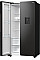 Холодильник SBS Gorenje, 179х67х92см, 2 двери, 353(191)л, А++, NF+, Инв., Зона св-ти, диспенсер, генератор льда, Снаруж. Диспл, черный