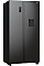 Холодильник SBS Gorenje, 179х67х92см, 2 двери, 353(191)л, А++, NF+, Инв., Зона св-ти, диспенсер, генератор льда, Снаруж. Диспл, черный