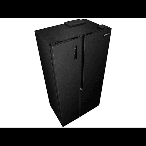 Холодильник SBS Gorenje, 179х62х92см, 2 двери, 345(186)л, А+, NF+, Инв., Зона св-ти, Снаруж. Диспл, черный