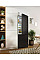 Холодильник з нижн. мороз. камерою Gorenje, 185х60х60см, 2 двері, 204(96)л, А++, NoFrost+ , LED дисплей, Зона св-ті, чорний