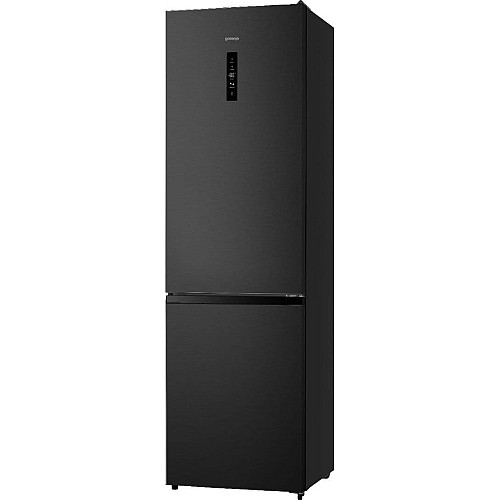 Холодильник с нижн. мороз. камерой Gorenje, 200х60х60см, 2 двери, 238(98)л, А+, NF+, Зона св-ти, Снаруж. Дисп, Черный