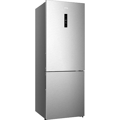 Холодильник с нижн. мороз. камерой Gorenje, Высота - 200см, Глубина-70 см, 347(109)л, А++, NF, Дисплей, 10 кг/24 г, Инвертор, нерж.