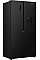 Холодильник SBS Gorenje, 179х62х92см, 2 двері, 344(197)л, А+, NF+, Інв., Зона св-ті, диспенсер, генератор льоду, Зовн. Диспл, чорний
