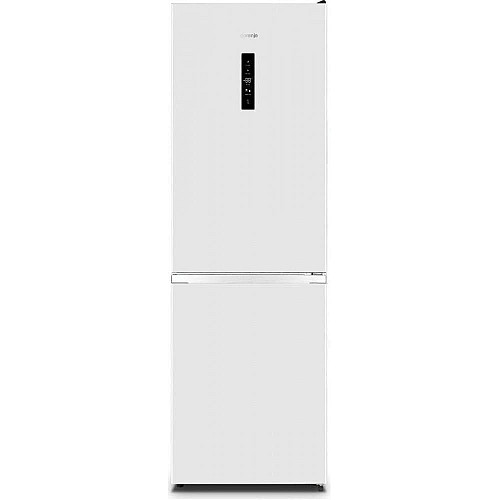 Холодильник Gorenje с нижн. мороз. камерой, 185х60х60см, 2 дв., Х-207л, М-93л, A++, NoFrost Plus, Fresh zone, Снаруж. Диспл, белый