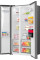 Холодильник SBS Gorenje, 179х62х91см, 2 двері, 347(181)л, А+, NF+, Інв., Зона св-ті, диспенсер, Внутр. Диспл, нерж