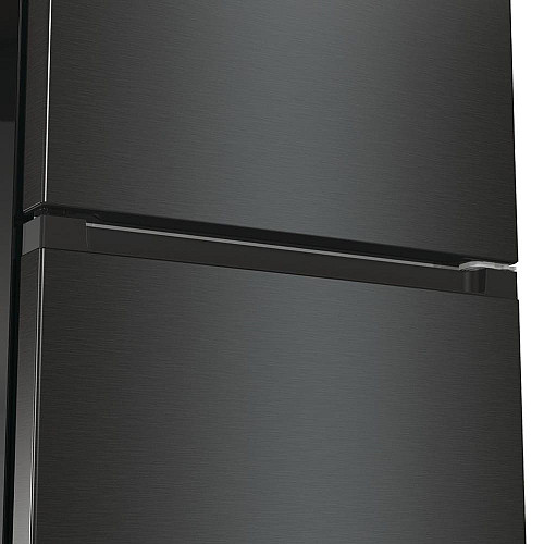 Холодильник с нижн. мороз. камерой Gorenje, 200х60х60см, 2 двери, 235(96)л, А++, NoFrost+, LED дисплей, Зона св-ти, черный