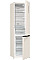 Холодильник с нижн. мороз. камерой Gorenje NRK6202AC4, 200х60х60см, 2 двери, 235(96)л, А+, NoFrost+, AdaptTech, Зона св-ти, LED Диспл внешний, бежевый