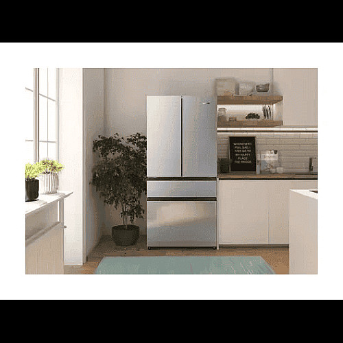Холодильник SBS Gorenje, франц.дверца, 182x80x71см, 2 дв., Х-302л, М-178л, A+, NF+, Инвертор, Дисплей, Серый