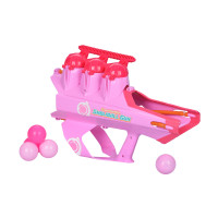 Іграшкова зброя Same Toy 2в1 Бластер м'ячик/сніг 45см, рожевий