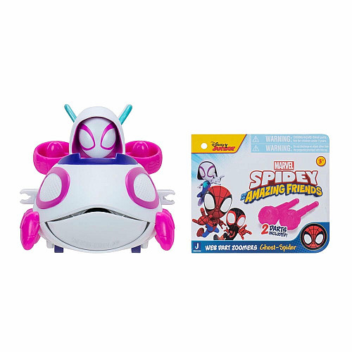 Машинка Spidey Little Vehicle Web Dart Zoomers Призрак-паук (Ghost-Spider)