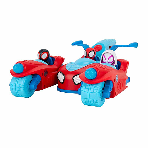 Ігровий набір 3 в 1 Spidey Deluxe Feature Vehicle Спліт команда Спайді (Spidey Team Split Racer)